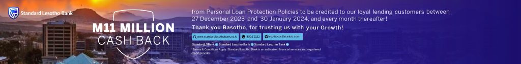 Standard Lesotho Bank launches groundbreaking M11 million cashback rewards for loyal customers footer