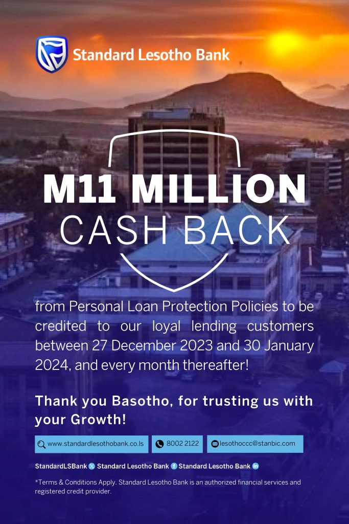 Standard Lesotho Bank launches groundbreaking M11 million cashback rewards for loyal customers 