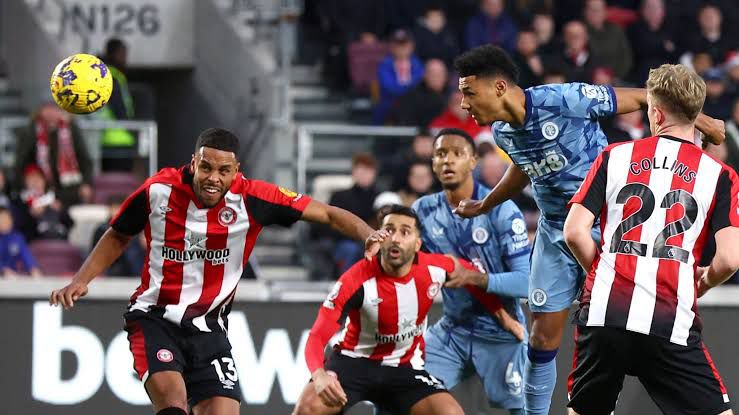 Report and free match highlights as Aston Villa threw away a 2-0 lead after goals from Ollie Watkins and Morgan Rogers; Brentford led 3-2 through from Zanka, Bryan Mbeumo and Yoane Wissa with 10 minutes to go until Watkins popped up with a late header